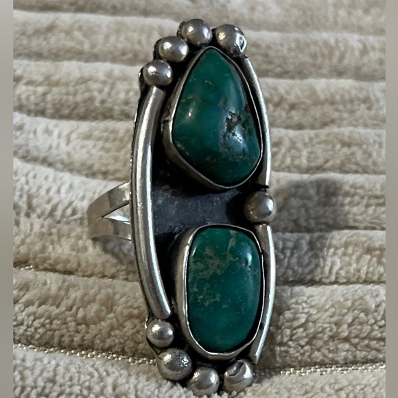 Jewelry - Navajo Sterling Silver and Turquoise Statement Ring
